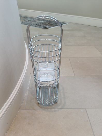 Bathroom caddy 69cm h x 24.5 w