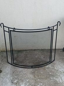 Decorative Black Fire Guard