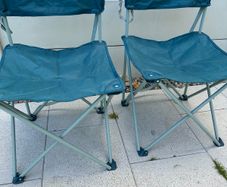 2 Folding Camping Chairs QUECHUA Decathlon
