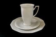 Mid century mocha/coffee trio by Rosenthal
