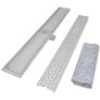 Linear Shower Drain 2 pcs Bubble 1030x140 mm Stainless Steel Image 3