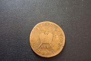 Very Rare 8 Ber Gunmoney Shilling Ireland Coin