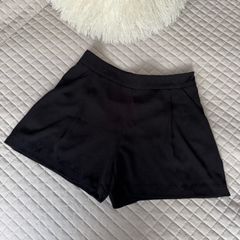 Zara Black Tailored High Waisted Shorts XS