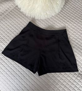 Zara Black Tailored High Waisted Shorts XS