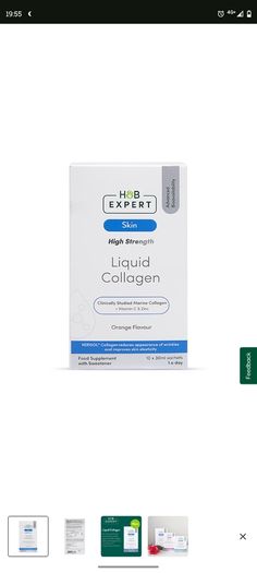 H&B Expert Marine Collagen Orange Liquid 10 Sachets