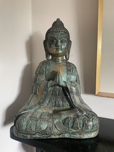 Chinese bronze Buddha heavy very beautiful gold