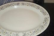 Vintage Dynasty Fine China Floral Oval Serving Platter Dinner Plate Tray