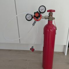 2kg CO2 Cylinder with Regulator Type 30 With Dual Gauge