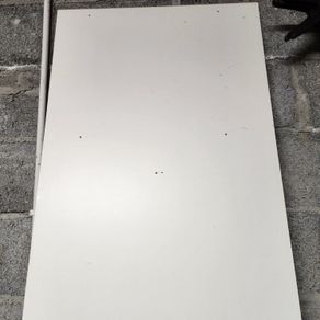 White chipboard panel 8ft by 2ft