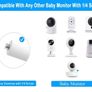 Universal Baby Monitor Mount for Arlo/Motorola Baby Monitor/Nannio Monitor/HelloBaby - Versatile for Any Other Cameras with 1/4 Screw Twist Holder Without Tools or Wall Damage Image 2