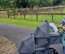Twin Vista Uppa stroller with Bassinet