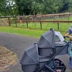 Twin Vista Uppa stroller with Bassinet