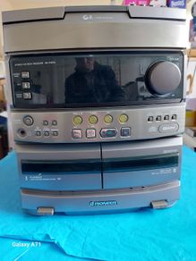 PIONEER Stereo CD Cassette DECK Receiver, Model XR-P470C, 3 CD, Dual Tape and Radio and AUX in very good cosmetic condition