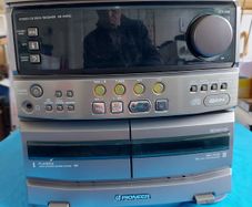 PIONEER Stereo CD Cassette DECK Receiver, Model XR-P470C, 3 CD, Dual Tape and Radio and AUX in very good cosmetic condition
