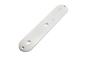 Tele Control Plate, Angled Switch Slot (Chrome)