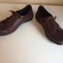 Padders Ladies Leather  Wine Lace up Comfort Shoes size 6 Can Post Image 3