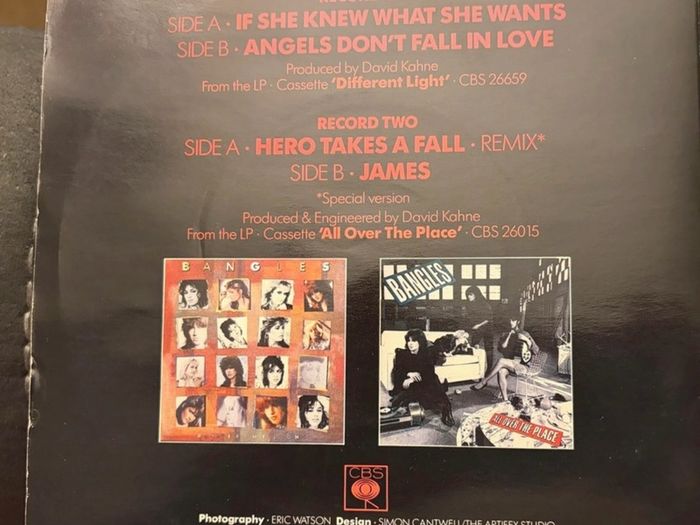 The Bangles If She Knew What She Wants 1986 Double 7 inch Vinyl Pack DA 7062