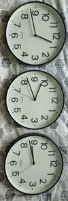 Analogue Clocks (x3)