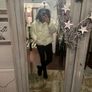 Gaelle White Puffer Jacket, IT 44 with tags. Image 4