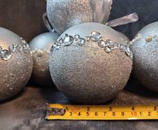 Christmas large polystyrene baubles