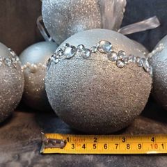 Christmas large polystyrene baubles