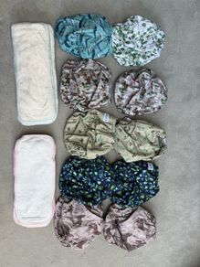 Bayrli Pocket Cloth Nappies 10 Nappies 15 Inserts