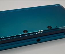 Nintendo 3DS Aqua Blue Console With Charger, SD Card, Battery & Stylus Region Free Modded