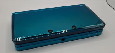 Nintendo 3DS Aqua Blue Console With Charger, SD Card, Battery & Stylus Region Free Modded