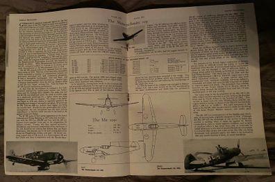 militaria: rare airplane recognition book, August 1943