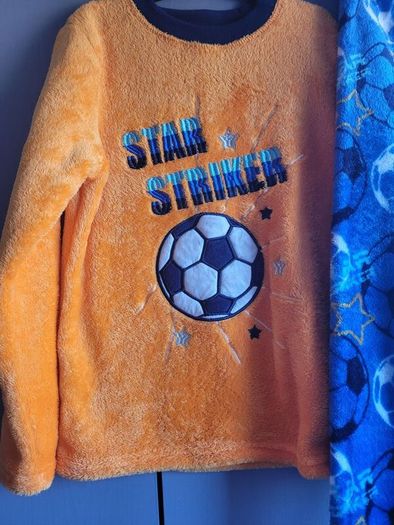 new fluffy football pyjamas