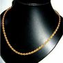 Vintage 9ct Gold Rope Chain-Pristine Image 6