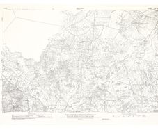 Large Ballybrit A1 Black and White Landscape Ordnance Survey Map - Galway Sheet 82 - Scale 6 Inches to One Mile (1:10,560) - Revision of 1945-46