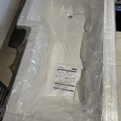 L Shaped Bath and 2 Towel Warmers