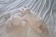 2 covered hot water bottles m&amp;s