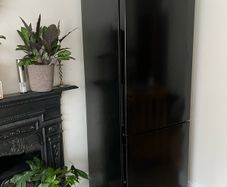 Black Hoover Fridge Freezer - Freestanding