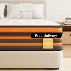 5FT King Size Mattress,10 Inch Medium Firm Gel Memory