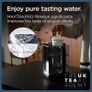 Cube Ambient & Hot Water Dispenser Black (4.0 L) various temperature and cup-size presets, ultimate safety with UV-C technology for bacteria-free water & integrated MAXTRA PRO filter Image 4