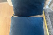 Teal cushions