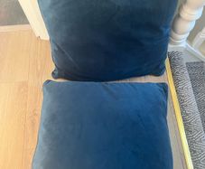 Teal cushions