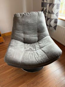 Sofa House Axis Swivel Chair - Dark Grey