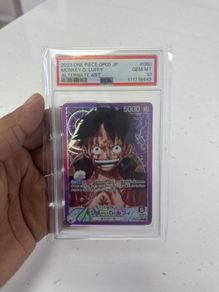 One Piece OP05-060 JP Monkey D Luffy PSA10