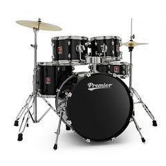 Premier Revolution 20" 5pc Drum Kit Black Drum kit