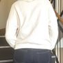 Pull & Bear Cream Graphic Hoodie - Size 8/S/36 Image 7