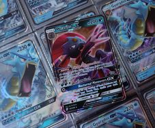 Weavile GX ! Half Art ! Ultra Rare ! From Unified Minds Set ! 2019 ! Pokemon Card !