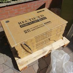 Outdoor Porcelain Anthracite Tile 900 x 600