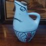 Stunning and Very Rare Vintage Mid-Century Italian Bird-Shaped Ceramic Vinegar Bottle by Domenico Pucci Ceramiche, Umbertide, Italy, Circa 1950s Image 4