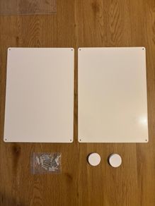 NEW - 2 White Magnetic Boards 42x30cm