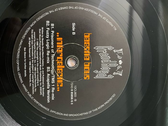 Beastie Boys - Intergalactic 12" Single - 1998 Capitol Records - 12CL803
