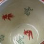 Large Decorative Ceramic Fish Bowl / Planter Image 3