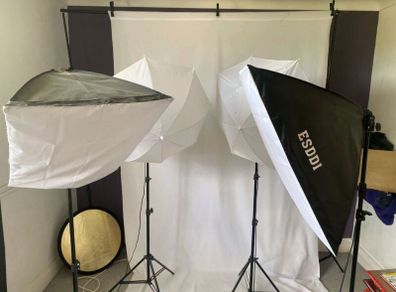 ESDDI photography softbox lighting kit.